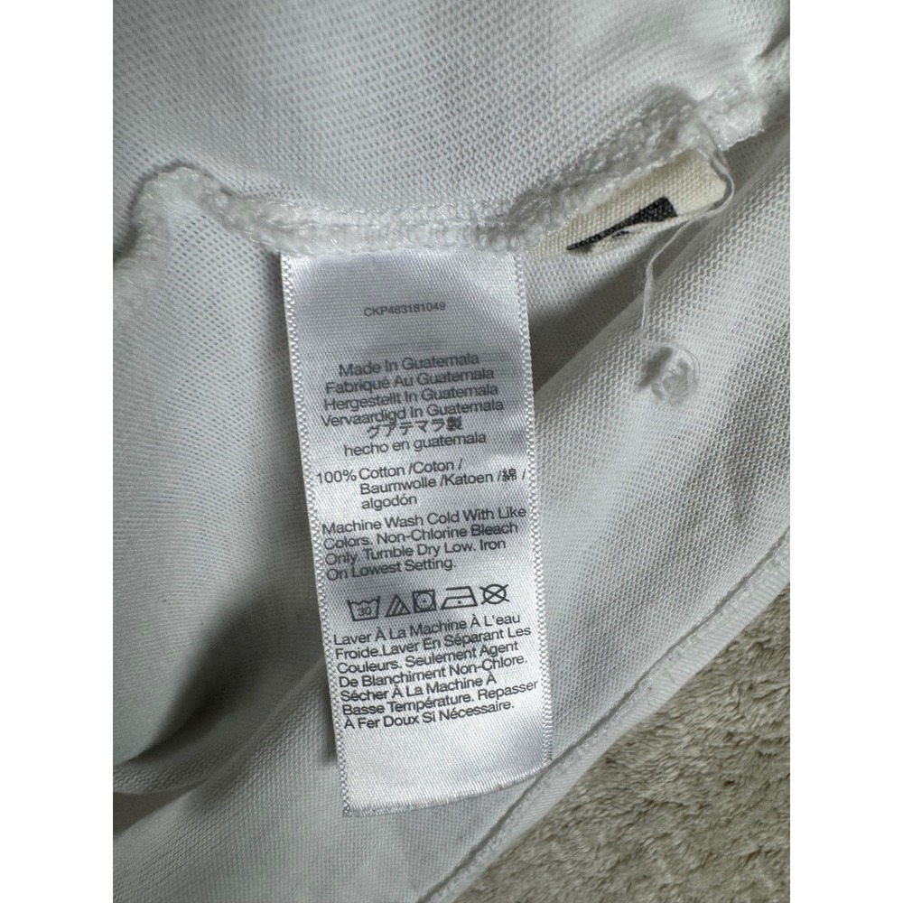 Madewell Womens White Cotton Crewneck Pocket T-Shirt Relaxed Fit Size M 2046 - Picture 7 of 8